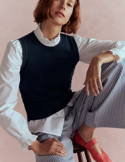 Débardeur à col rond Emilia en coton