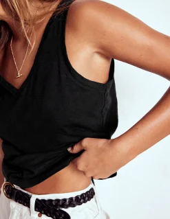 Débardeur flammé à col V