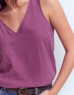 Débardeur flammé à col V