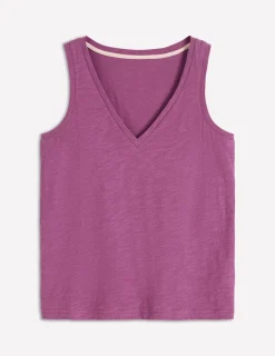 Débardeur flammé à col V