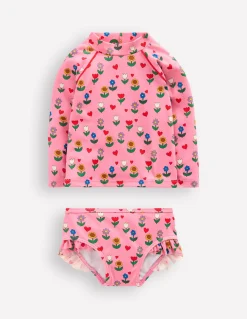 Ensemble avec haut de plage à logo