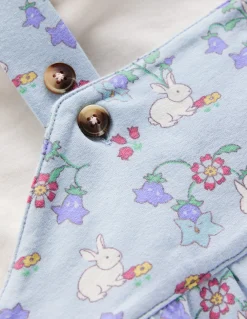 Ensemble avec salopette en jersey