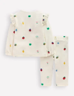 Ensemble en jersey côtelé