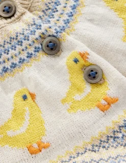 Ensemble en maille motif jacquard