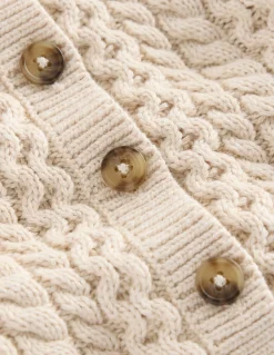 Ensemble en maille torsadée