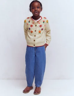 Gilet brodé en coton