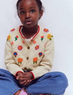 Gilet brodé en coton