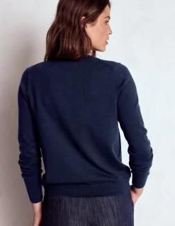 Gilet col rond Emilia en coton