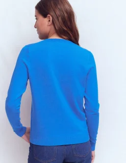 Gilet col rond Emilia en coton