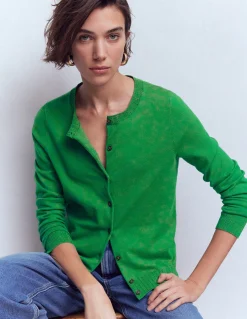 Gilet col rond Emilia en coton