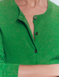 Gilet col rond Emilia en coton