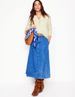 Gilet col rond Emilia en coton