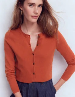 Gilet col rond Emilia en coton