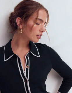 Gilet Liz en maille à col