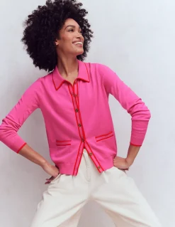 Gilet Liz en maille à col