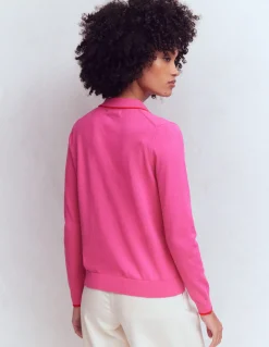 Gilet Liz en maille à col