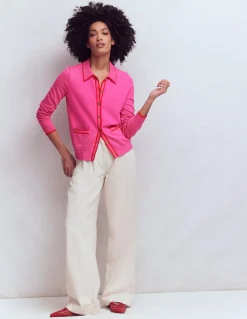 Gilet Liz en maille à col