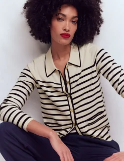 Gilet Liz en maille à col