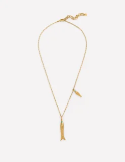 Grand collier à breloques