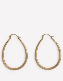 Grandes créoles en métal