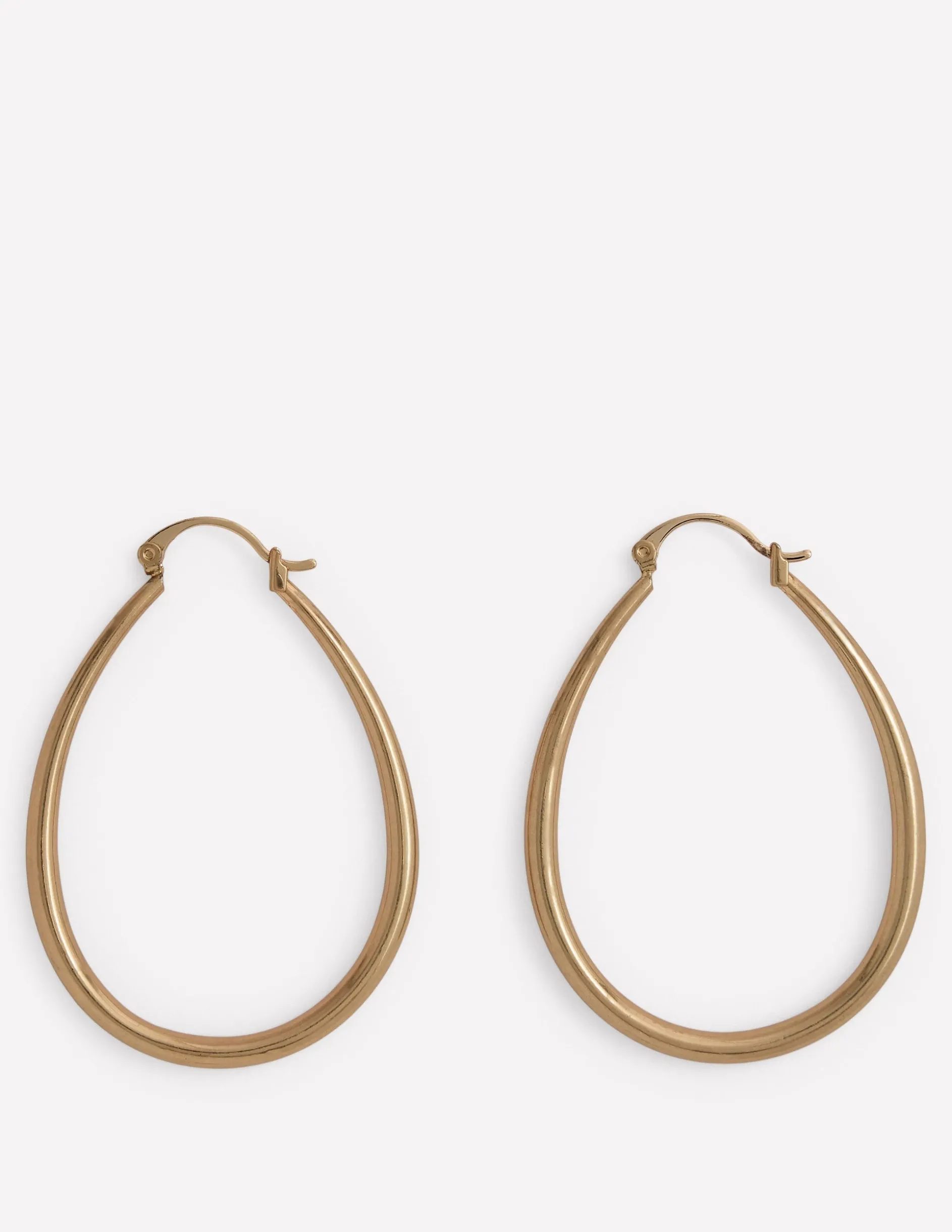 Grandes créoles en métal