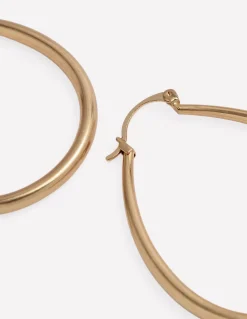 Grandes créoles en métal