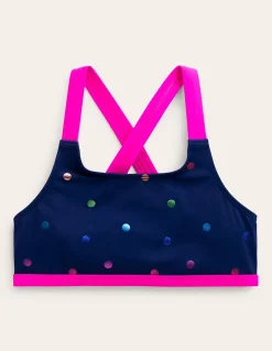 Haut de bikini croisé dans le dos