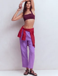 Haut de bikini froncé Kythira