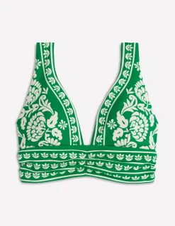 Haut de bikini Mykonos à encolure V échancrée