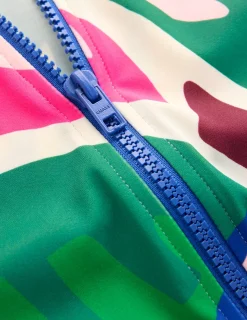 Haut de plage à manches raglan et protection solaire