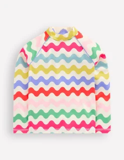 Haut de plage à motif et protection solaire