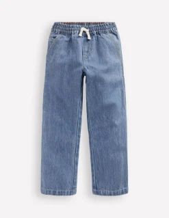 Jean à enfiler style charpentier