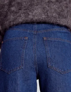 Jean décontracté taille mi-haute