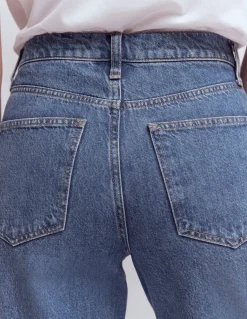 Jean décontracté taille mi-haute