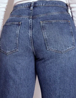 Jean décontracté taille mi-haute