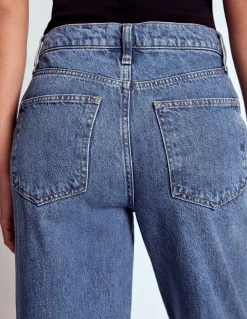 Jean décontracté taille mi-haute