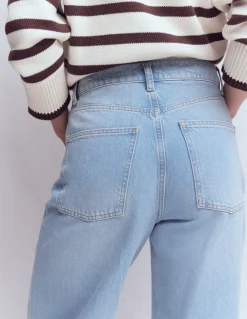 Jean décontracté taille mi-haute