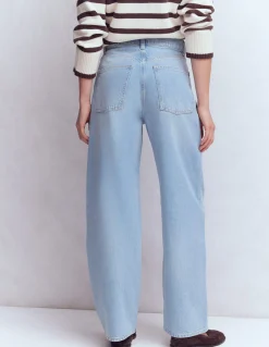 Jean décontracté taille mi-haute