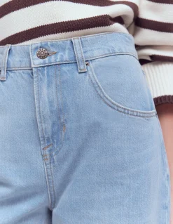Jean décontracté taille mi-haute