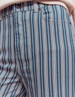 Jean droit taille haute