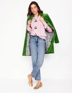 Jean droit taille haute