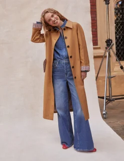 Jean large taille haute