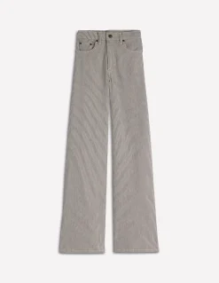 Jean large taille haute