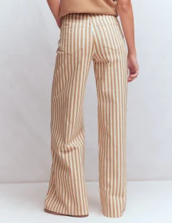 Jean large taille haute