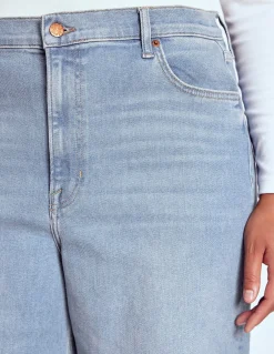 Jean large taille haute