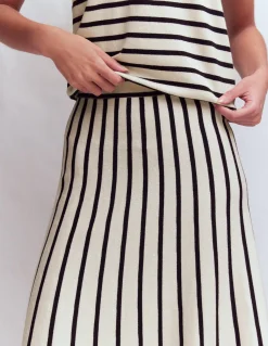 Jupe midi Liz en maille