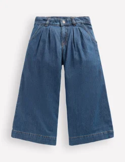 Jupe-culotte plissée