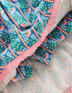 Jupe-short en jersey à volants