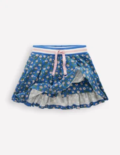 Jupe-short plissée en jersey