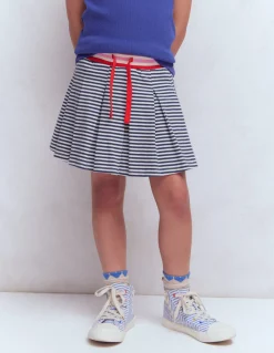 Jupe-short plissée en jersey